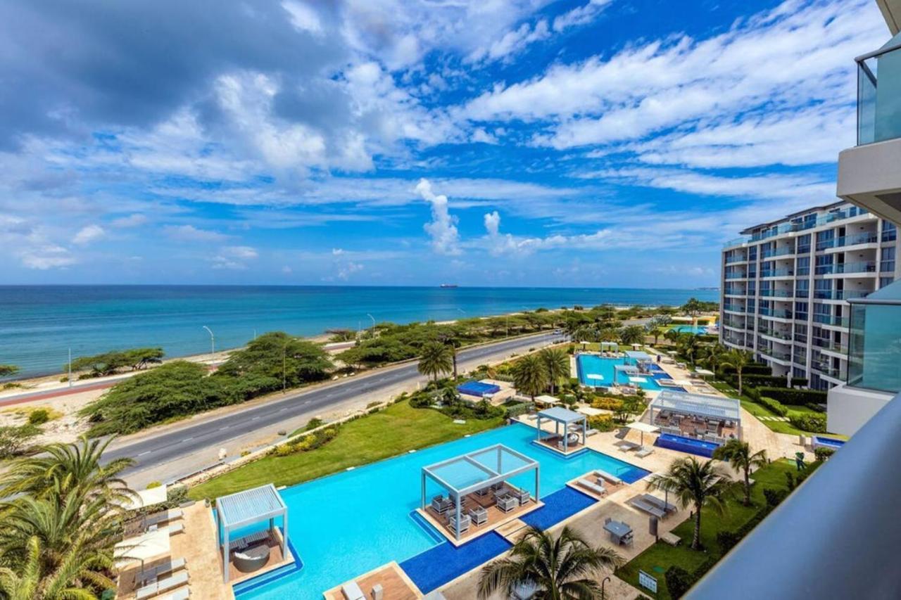Breath Taking Beach Front Views Condo Eagle Beach Palm Beach Kültér fotó
