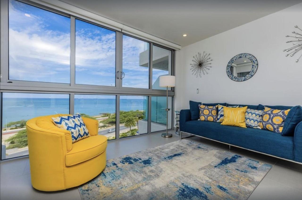 Breath Taking Beach Front Views Condo Eagle Beach Palm Beach Kültér fotó